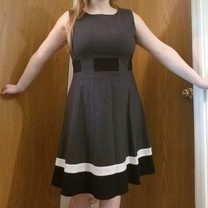 Calvin Klein Gray dress - color block size 14